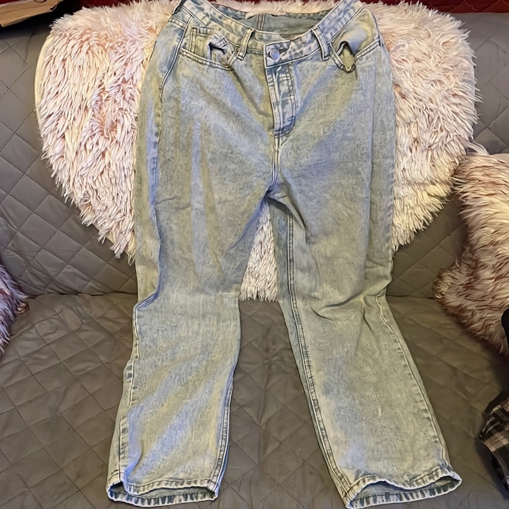 size 3 baggy 90s straight jeans